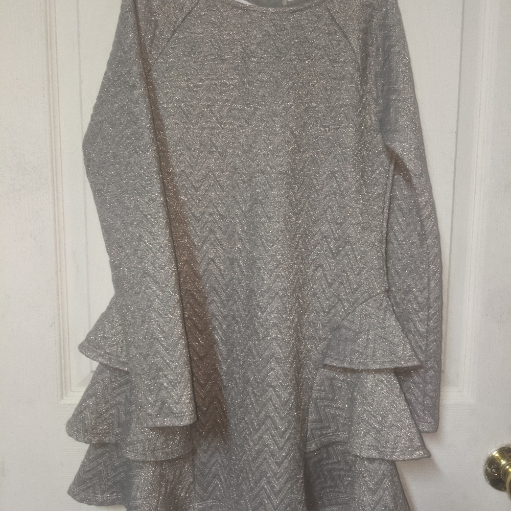 Metallic girls dress size 7-8 Cat & Jack